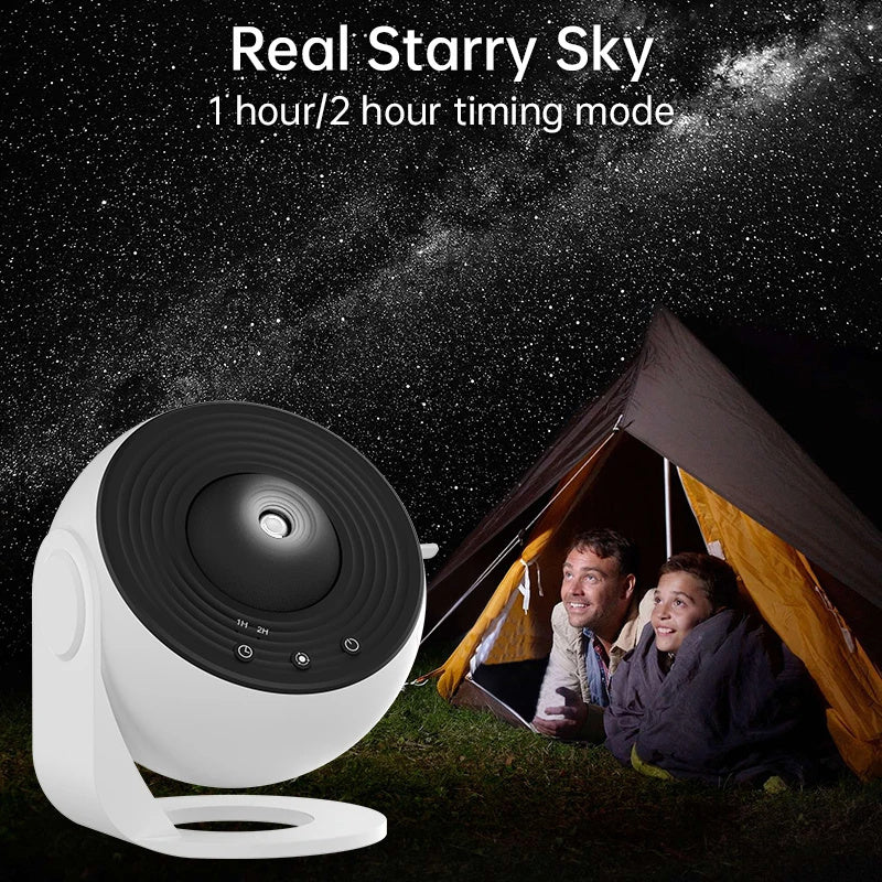 Night Light Galaxy Projector 360 Rotate Planetarium Lamp