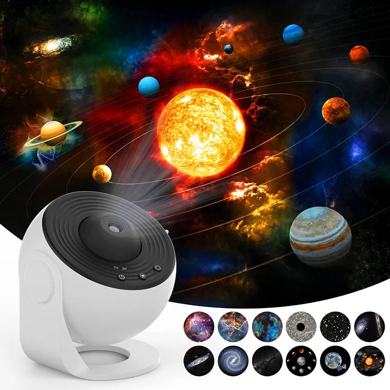 Night Light Galaxy Projector 360 Rotate Planetarium Lamp